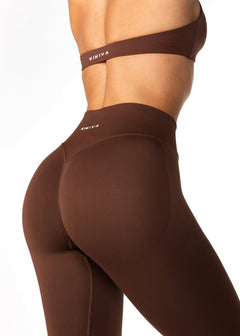 HIGH Dynamic Seamless Leggings - Mocha Brown - Kikiva Collection