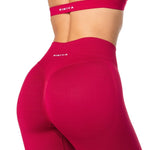 HIGH Dynamic Seamless Leggings - Scarlett Ruby - Red - Kikiva Collection