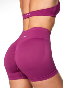 HIGH Dynamic Seamless Short - Blossom - Berry - Kikiva Collection