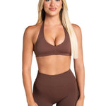 HIGH Dynamic Seamless Short - Mocha Brown - Kikiva Collection