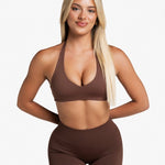 HIGH Dynamic Seamless Short - Mocha Brown - Kikiva Collection