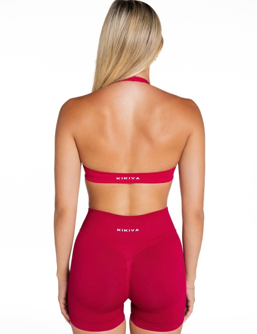 HIGH Dynamic Seamless Short - Scarlett Ruby - Red - Kikiva Collection