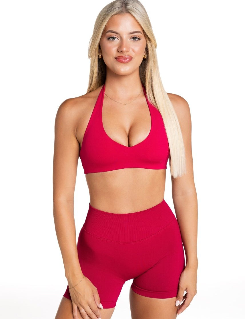 HIGH Dynamic Seamless Short - Scarlett Ruby - Red - Kikiva Collection