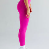 Signature Scrunch Leggings -Hot Pink