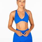 'Infinity' Cross - Back Crop - Royal Blue - Kikiva Collection