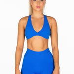 'Infinity' Cross - Back Crop - Royal Blue - Kikiva Collection