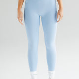 Signature Scrunch Leggings -Sky Blue