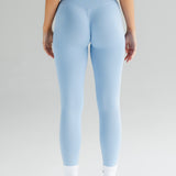 Signature Scrunch Leggings -Sky Blue