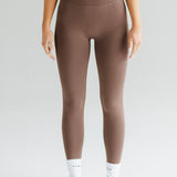 Signature Scrunch Leggings -Mocha Brown