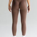 Signature Scrunch Leggings -Mocha Brown