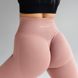 Signature Scrunch Leggings -Soft Pink