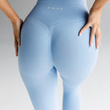 Signature Scrunch Leggings -Sky Blue