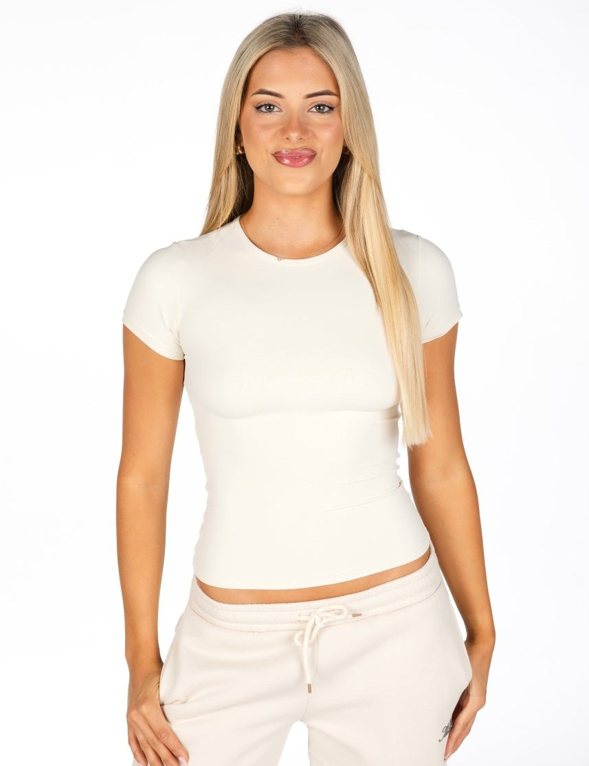Kikiva Basic Tee - Cream - Kikiva Collection