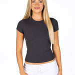 Kikiva Basic Tee - Dark Grey - Kikiva Collection