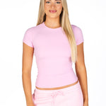 Kikiva Basic Tee - Light Pink - Kikiva Collection