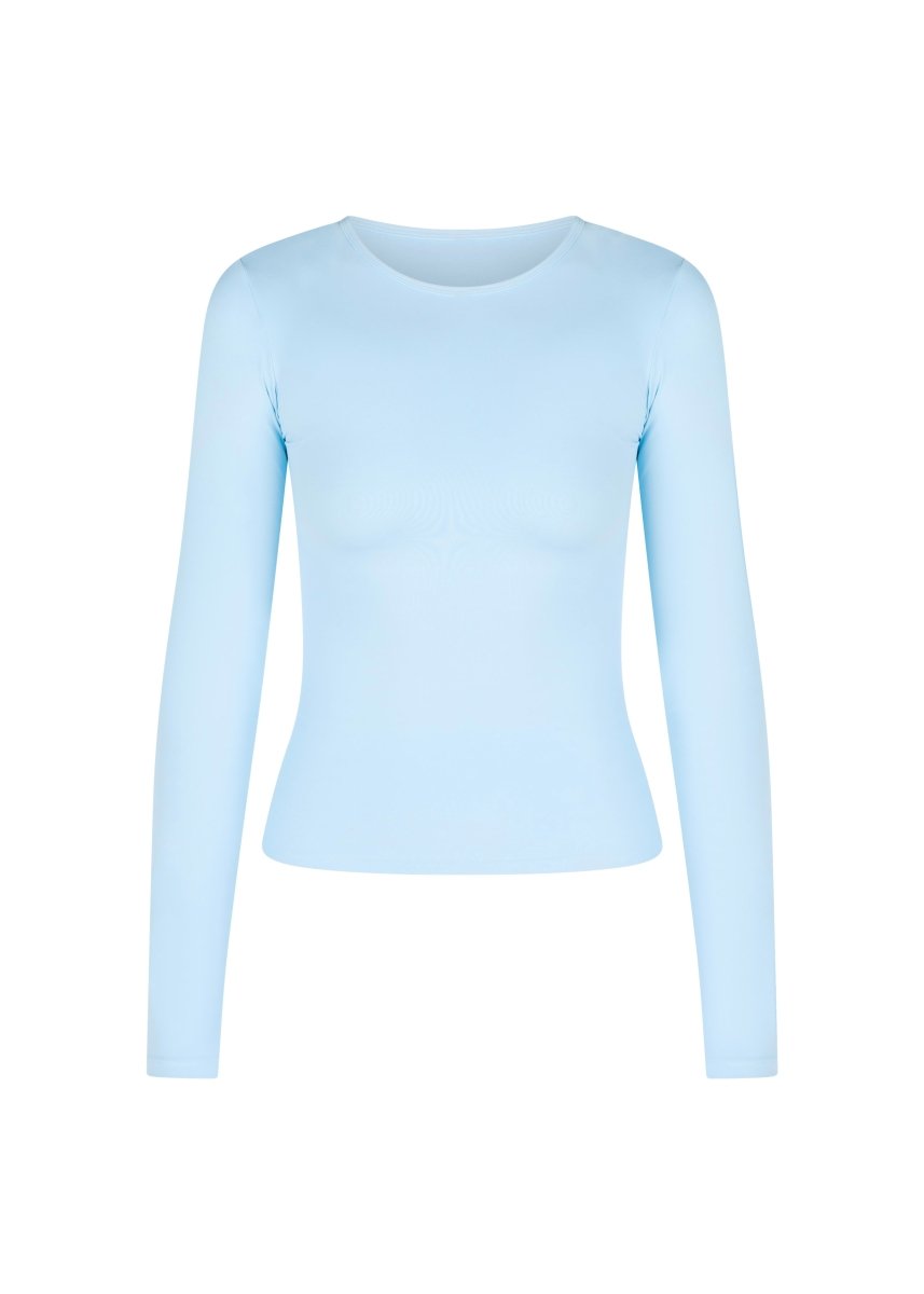 Kikiva Basic Tee Long Sleeve - Light Blue - Kikiva Collection
