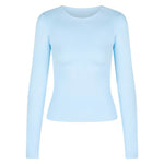 Kikiva Basic Tee Long Sleeve - Light Blue - Kikiva Collection