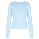 Kikiva Basic Tee Long Sleeve - Light Blue - Kikiva Collection