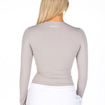 Kikiva Basic Tee Long Sleeve - Light grey - Kikiva Collection