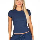 Kikiva Basic Tee - Navy - Kikiva Collection