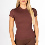 Kikiva Everyday Tee - Chocolate - Kikiva Collection