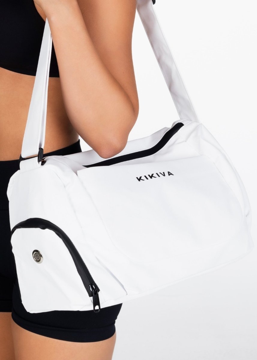 Kikiva Gym Bag - White - Kikiva Collection