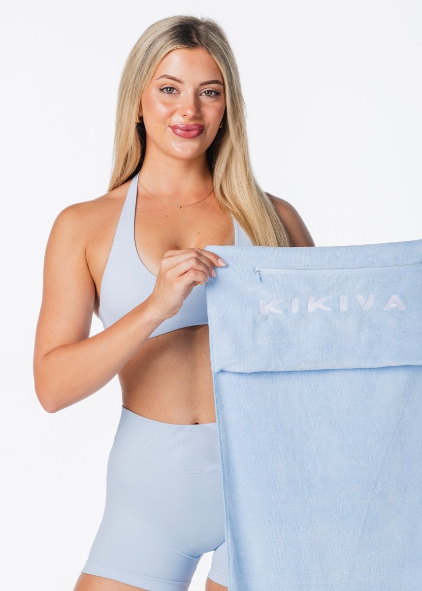 Kikiva Gym Towel - Baby Blue - Kikiva Collection