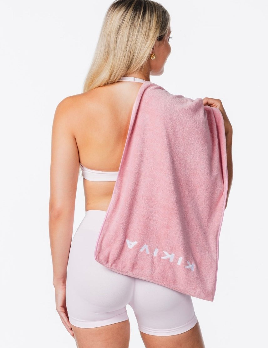 Kikiva Gym Towel - Baby Pink - Kikiva Collection