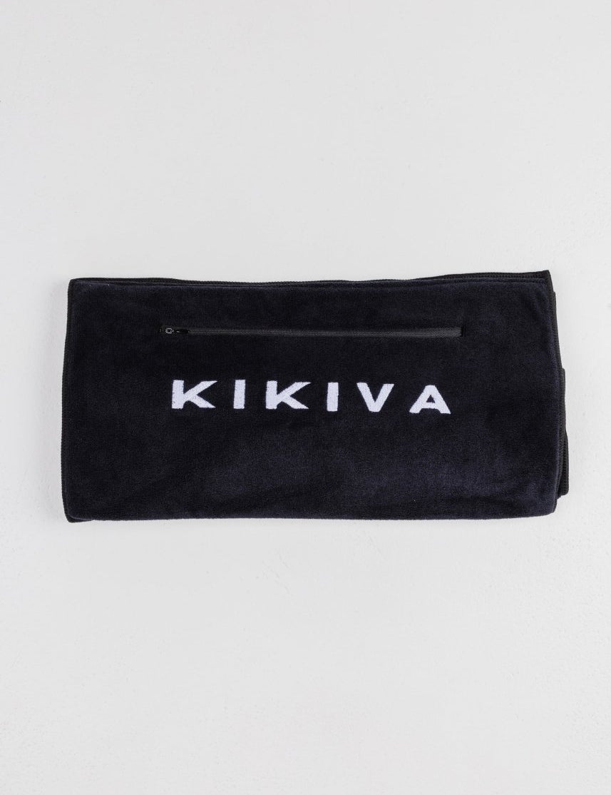 Kikiva Gym Towel - Black - Kikiva Collection