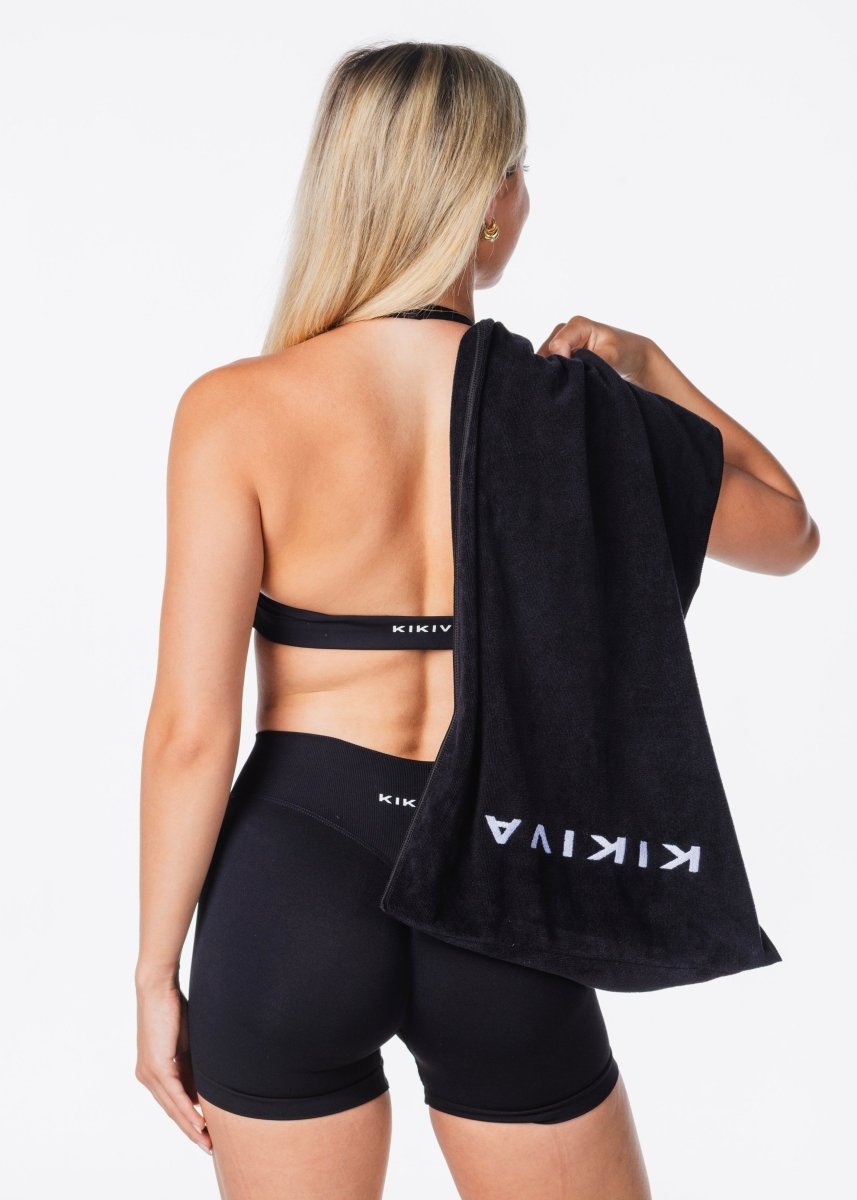 Kikiva Gym Towel - Black - Kikiva Collection