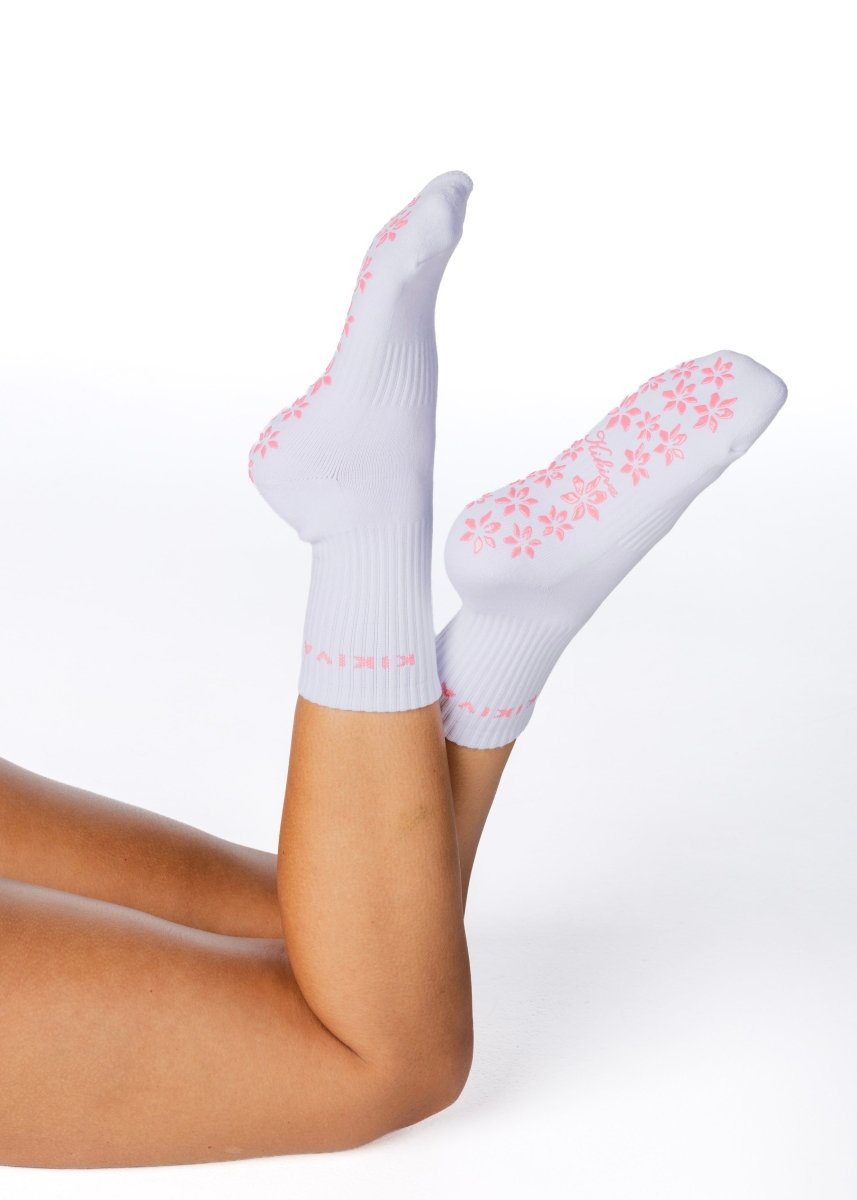 Kikiva 'Hawaii' Pilates Grip Socks