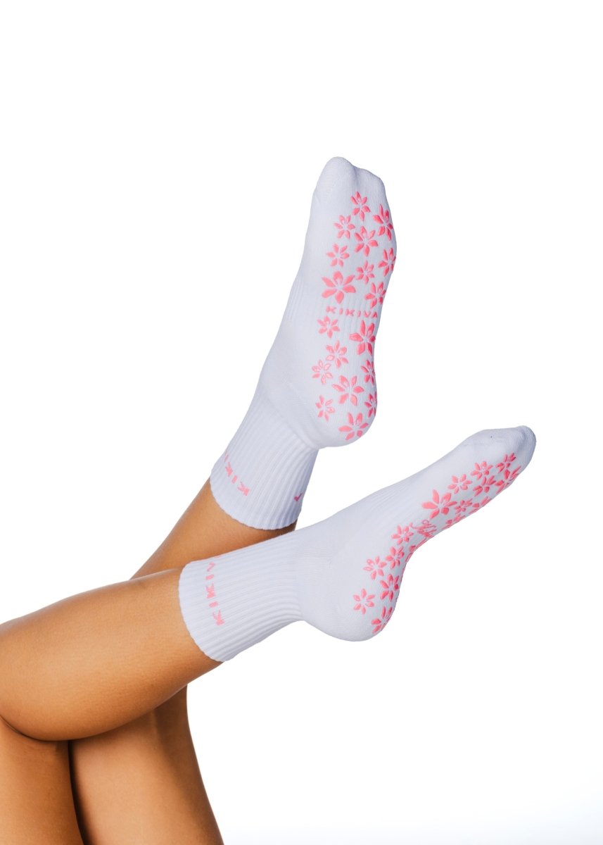 Kikiva 'Hawaii' Pilates Grip Socks