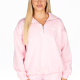 ‘Kikiva’ Lounge Quarter Zip - Baby Doll - Kikiva Collection