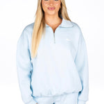 ‘Kikiva’ Lounge Quarter Zip - Ice Baby - Kikiva Collection