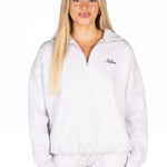 ‘Kikiva’ Lounge Quarter Zip - Marle Grey - Kikiva Collection