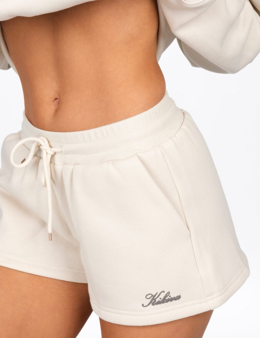 ‘Kikiva’ Lounge Short - Cream - Kikiva Collection