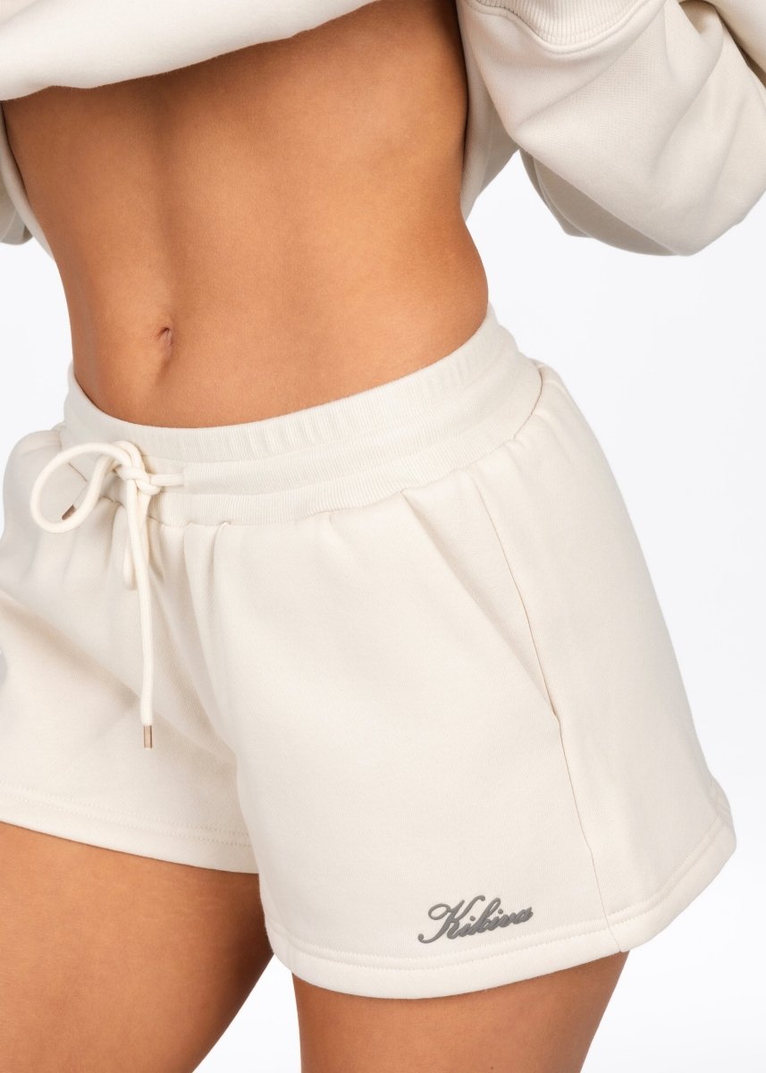 ‘Kikiva’ Lounge Short - Cream - Kikiva Collection