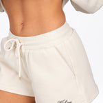 ‘Kikiva’ Lounge Short - Cream - Kikiva Collection