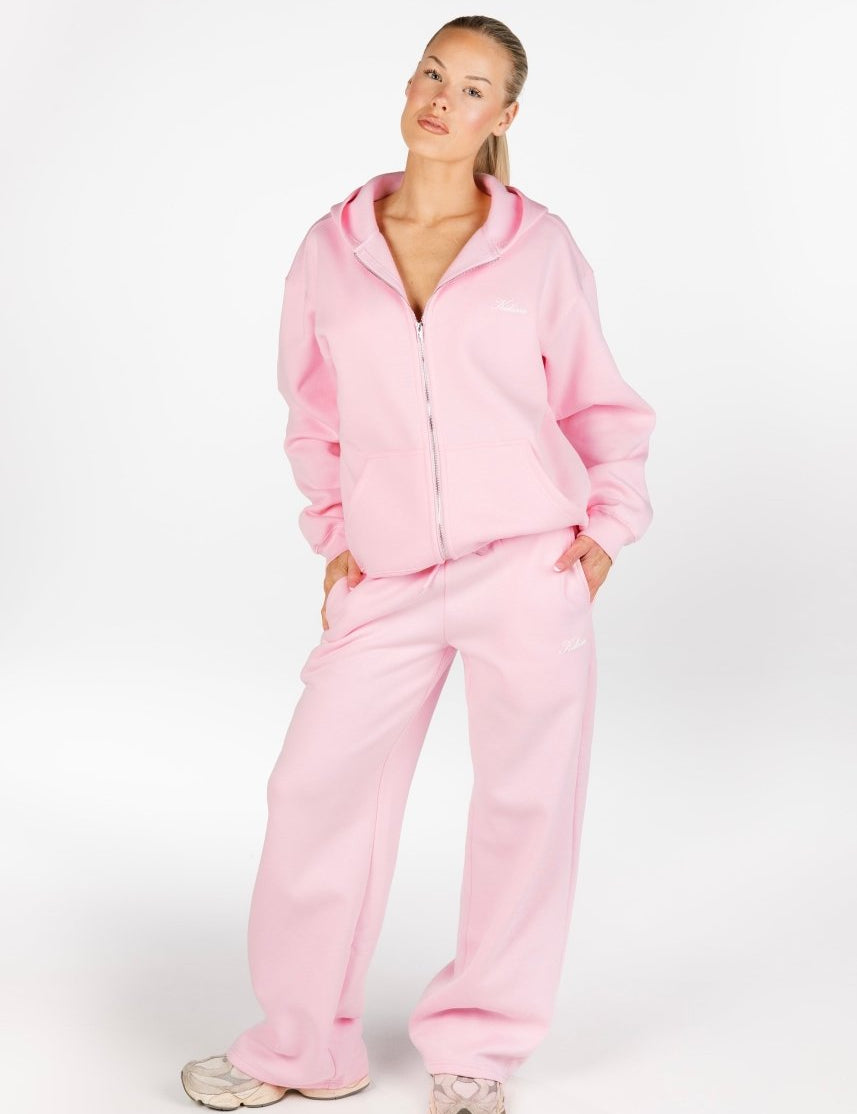 ‘Kikiva’ Lounge Zip Jacket - Baby Doll - Kikiva Collection