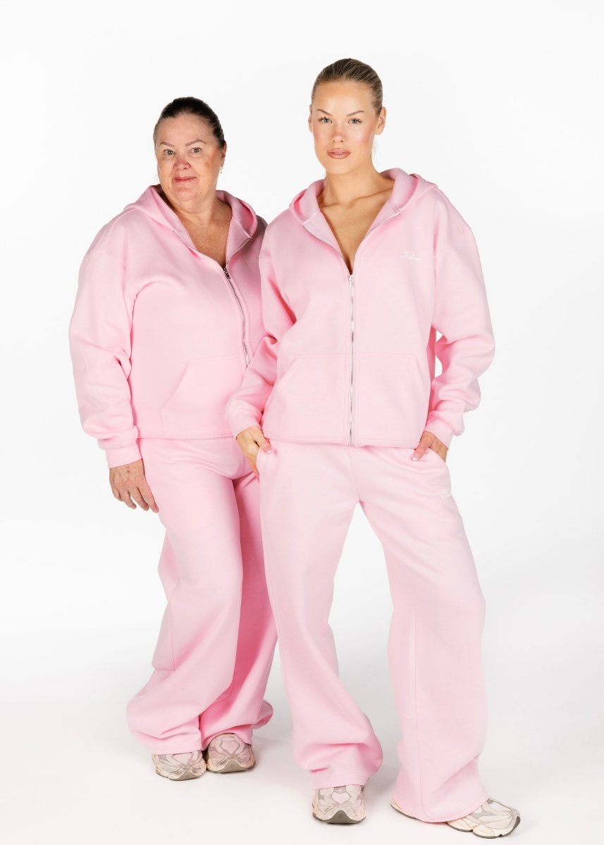 ‘Kikiva’ Lounge Zip Jacket - Baby Doll - Kikiva Collection