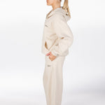 ‘Kikiva’ Lounge Zip Jacket - Cream - Kikiva Collection