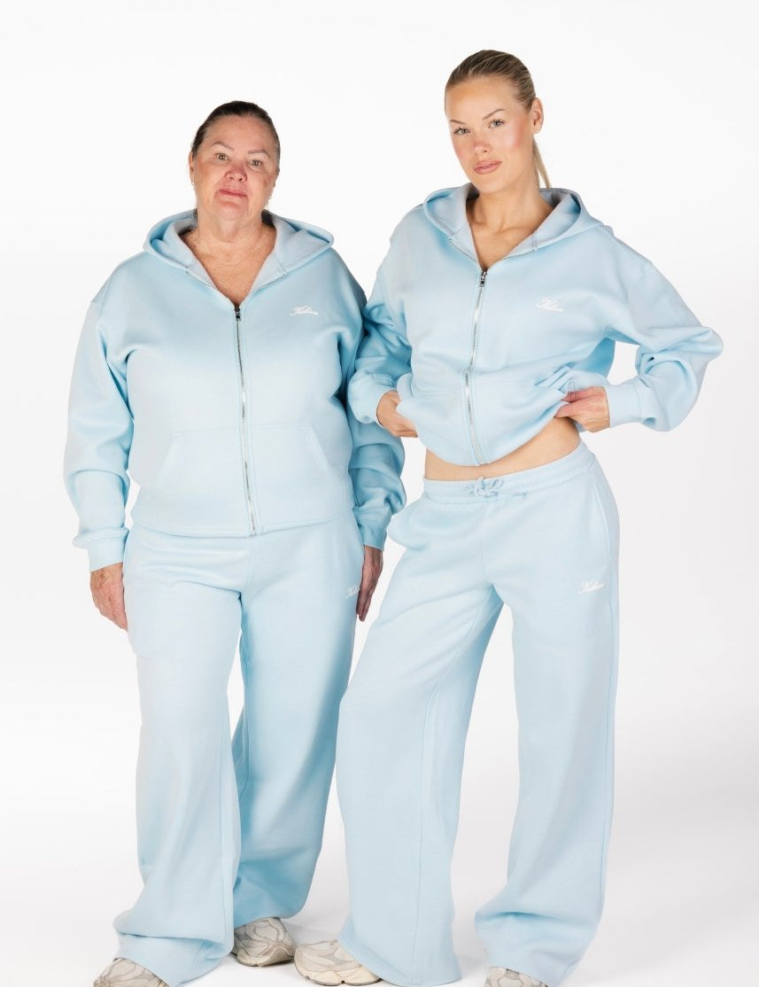 ‘Kikiva’ Lounge Zip Jacket - Ice Baby - Kikiva Collection