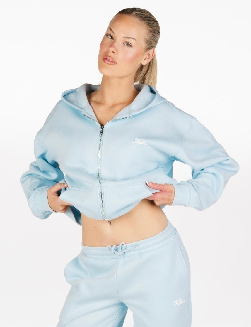 ‘Kikiva’ Lounge Zip Jacket - Ice Baby - Kikiva Collection