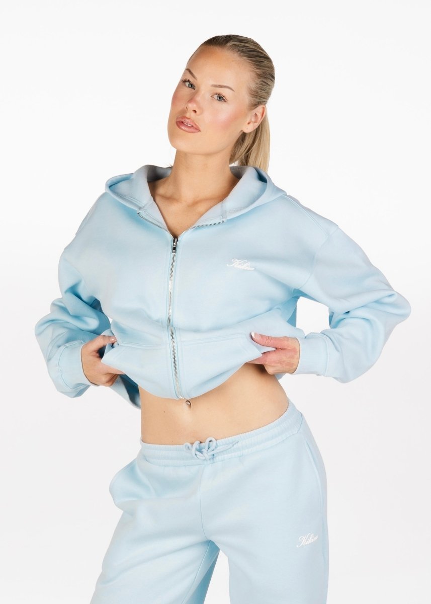 ‘Kikiva’ Lounge Zip Jacket - Ice Baby - Kikiva Collection
