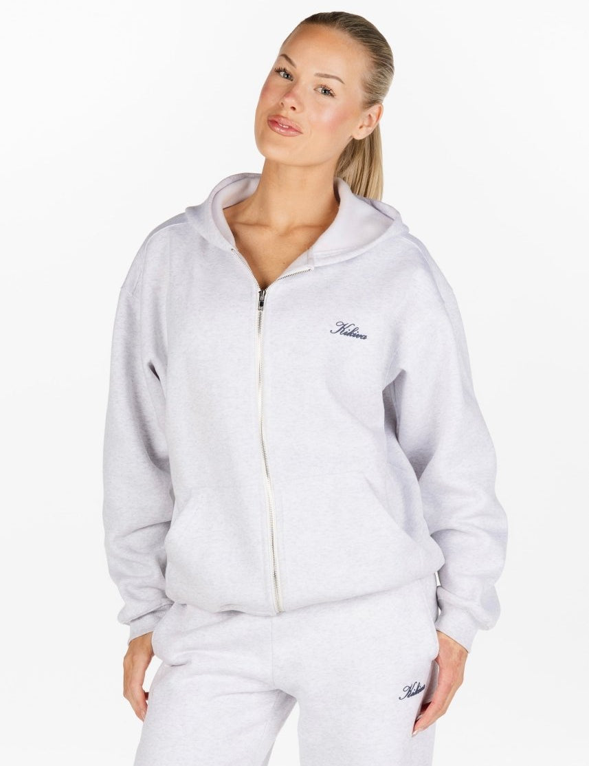 ‘Kikiva’ Lounge Zip Jacket - Marle Grey - Kikiva Collection