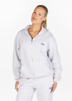 ‘Kikiva’ Lounge Zip Jacket - Marle Grey - Kikiva Collection