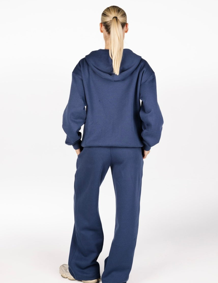‘Kikiva’ Lounge Zip Jacket - Navy - Kikiva Collection
