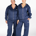 ‘Kikiva’ Lounge Zip Jacket - Navy - Kikiva Collection