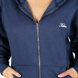 ‘Kikiva’ Lounge Zip Jacket - Navy - Kikiva Collection