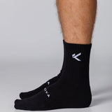 Kikiva Men Crew Socks - Black